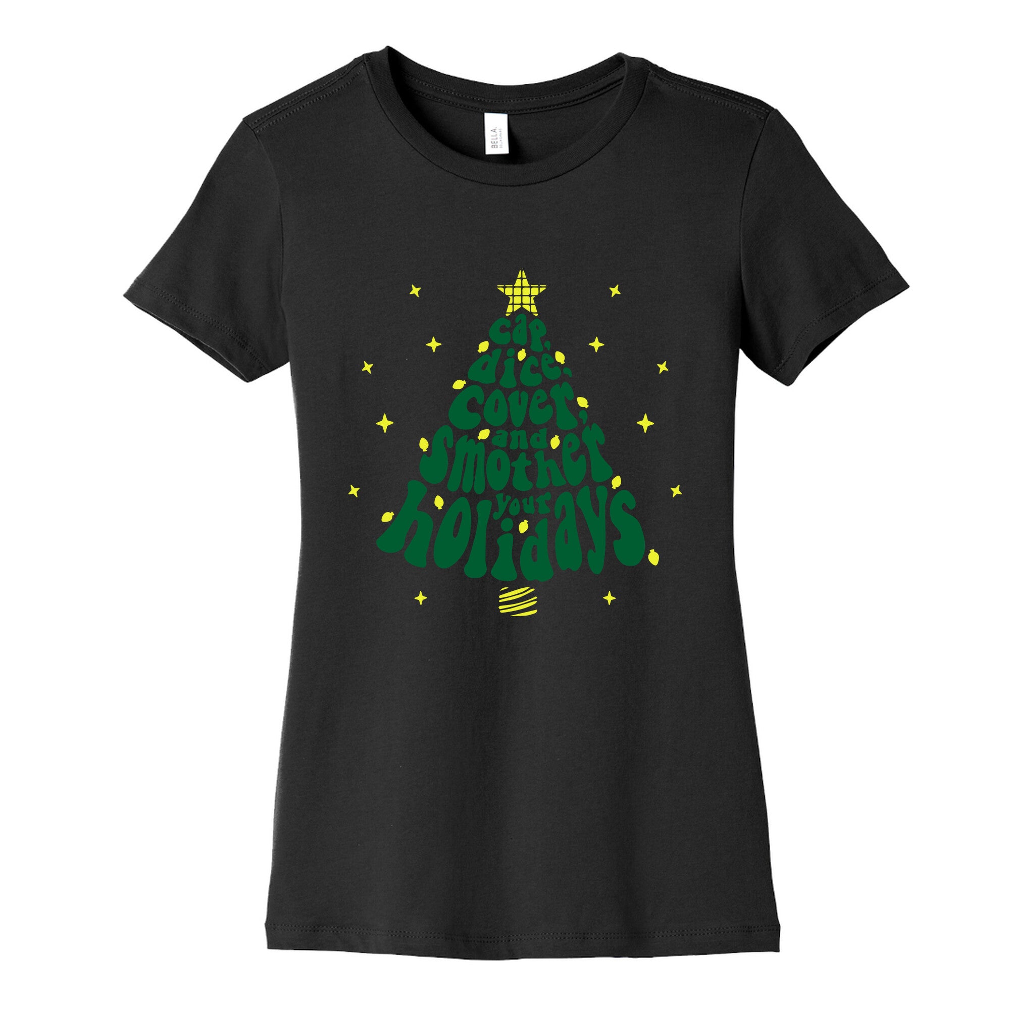 Waffle House Christmas Womens Cotton Tee